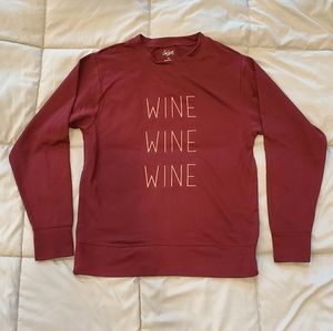 City Streets Maroon crew-neck sweater